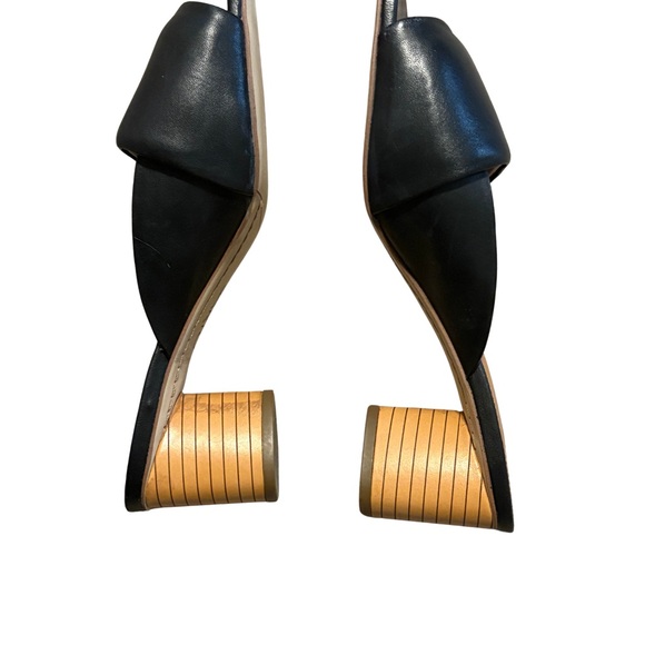 Sarto by Franco Violet Black Heeled Sandals Women’s size 8 - Picture 3 of 4